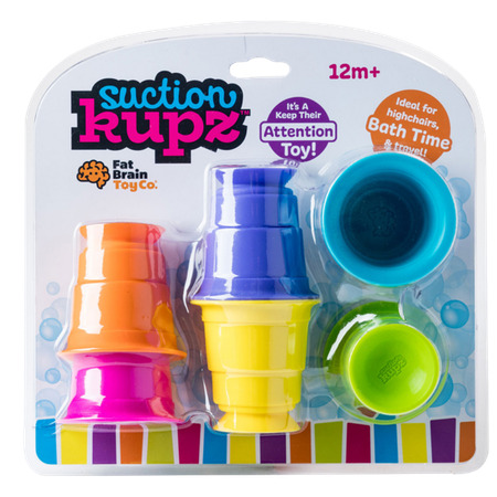 Fat Brain Toys Fat Brain Suction Kupz Giocattolo Sensoriale Da Impilare