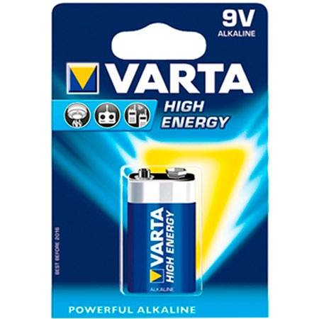 Varta Batteria Alcalina Da 9 V