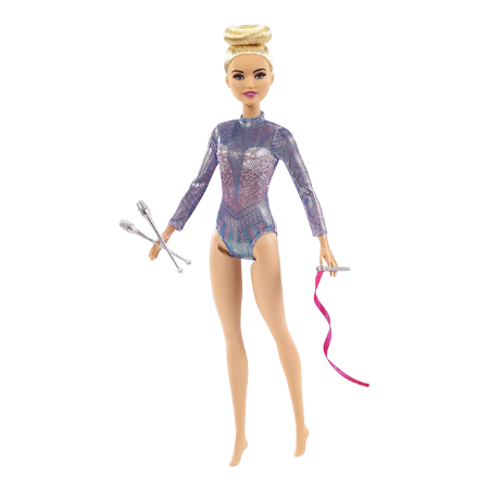 Barbie Carriere: Bambola Di Ginnastica Ritmica - Gtn65