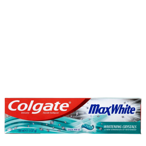 Colgate Max White Crystal Mint Gel Dentifricio Sbiancante - 100 Ml
