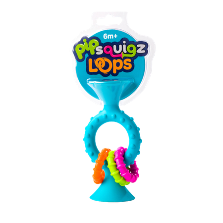 Fat Brain Toys Verde/Blu Fat Brain Pipsquigz Loops Giocattolo Da Succhiare –