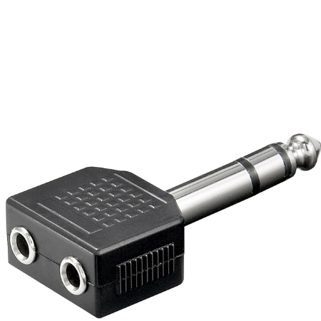 Goobay Nero Splitter Stereo