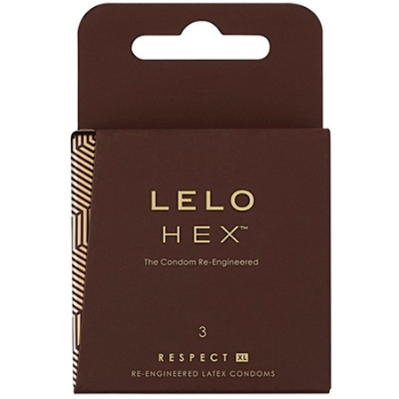 Lelo Preservativi Hex Respect Xl - 3 Pezzi