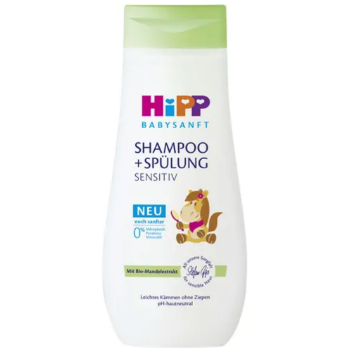 Hipp Babysanft Sensitive Shampoo & Balsamo 2-In-1 Per Bambini - 200 Ml
