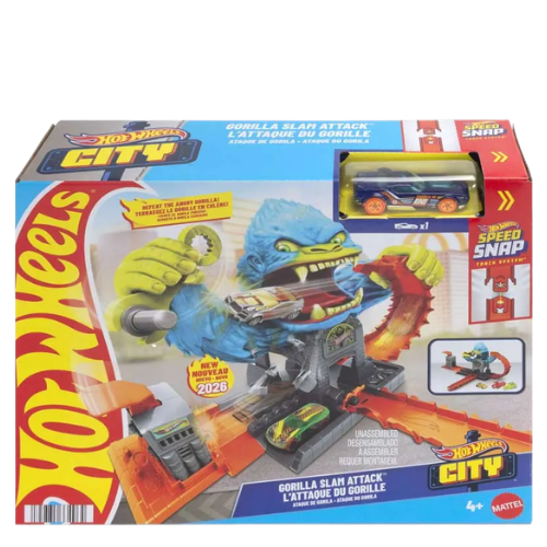 Hot Wheels City Gorilla Slam Attack Set Da Gioco