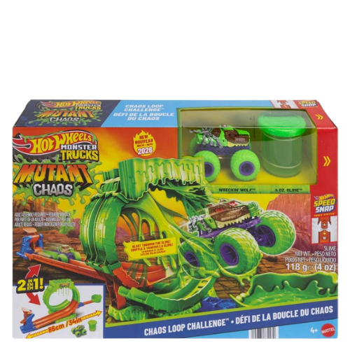 Hot Wheels Monster Trucks Mutant Chaos Loop Challenge Set Da Gioco