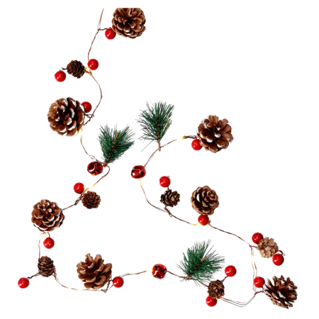 Goobay Rosse Ghirlanda Luminosa Natalizia A Led
