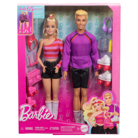 Mattel Set Di Bambole Barbie Fashionista 65° Anniversario
