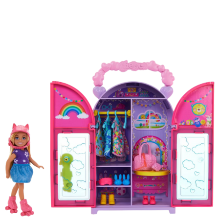 Mattel Barbie: Set Di Gioco Con Armadio E Bambola Chelsea