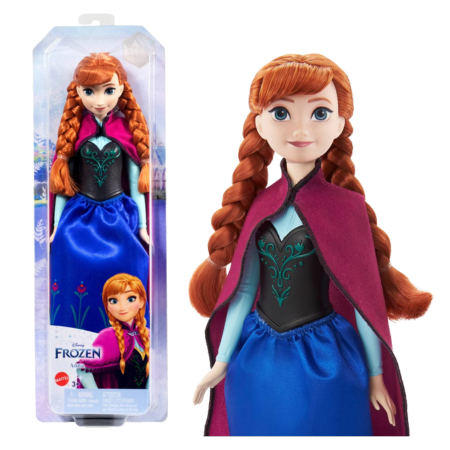 Mattel Bambola Anna Disney Frozen Della