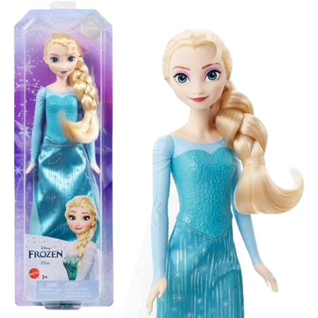 Mattel Disney Frozen: Bambola Di Moda Snodabile Di Elsa