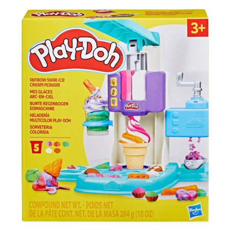Play-Doh Set Da Gioco Gelato Rainbow Swirl