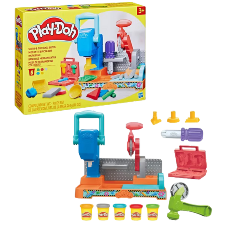 Play-Doh Set Da Gioco Con Timbri E Sega Da Banco