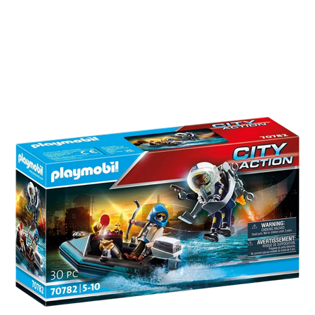 Jetpack della Polizia con Barca - Avventure in Azi