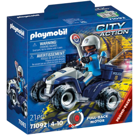 City Action: Quad della Polizia con Retrocarica