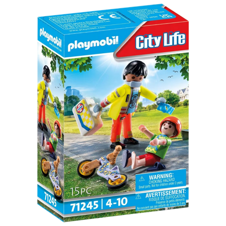 Playmobil Set Di Gioco City Life Paramedico Con Paziente