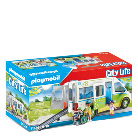 Playmobil Set Da Gioco City Life: Scuolabus