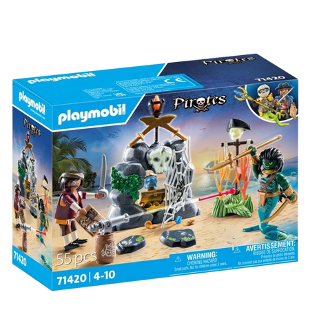 Playmobil Set Di Gioco Pirati Contro Caccia Al Tesoro Nelle Profondità Marine