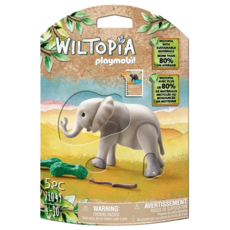 Playmobil Wiltopia Elefantino Con Accessori