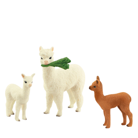 Schleich Set Di Figurine Wild Life Alpaca