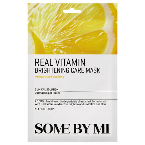 Some By Mi Real Vitamin Brightening Care Maschera Viso In Tessuto - 20 G