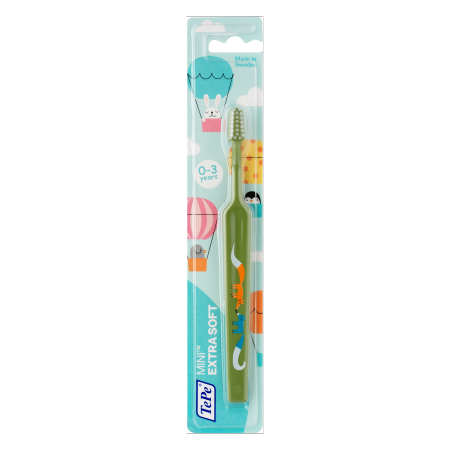 Tepe Verde Spazzolino Da Denti Per Bambini Mini Extra Morbido 0-3 Anni - Immagine 1